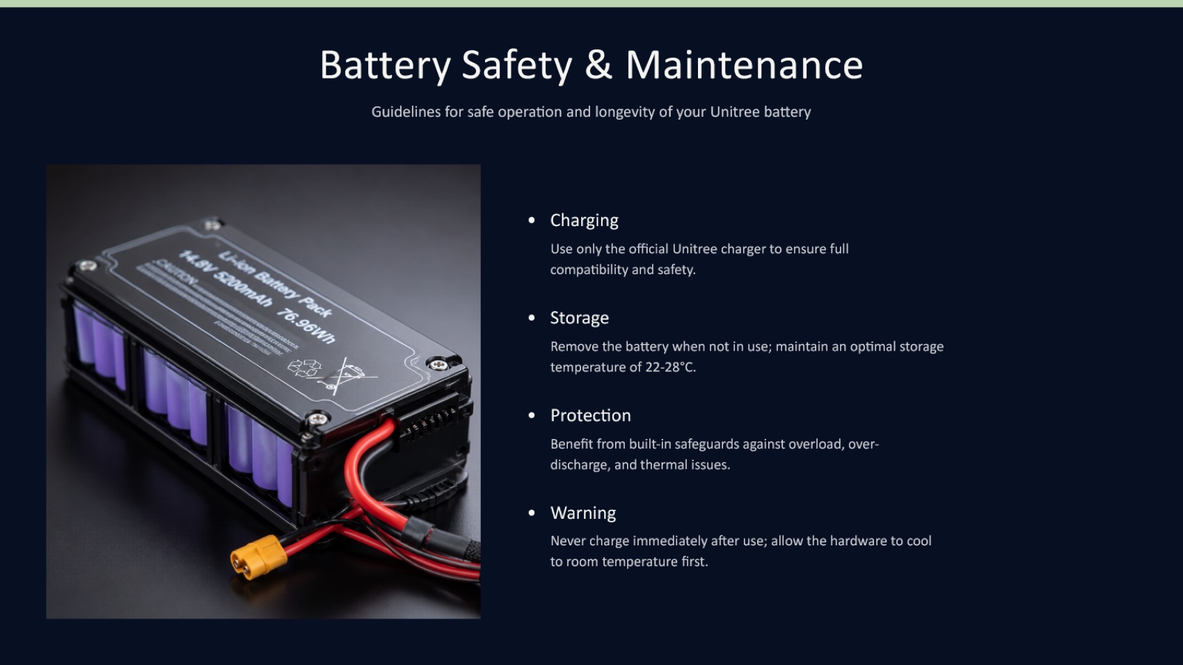 Beautiful.ai battery slide using a simplified generated visual and summary bullets
