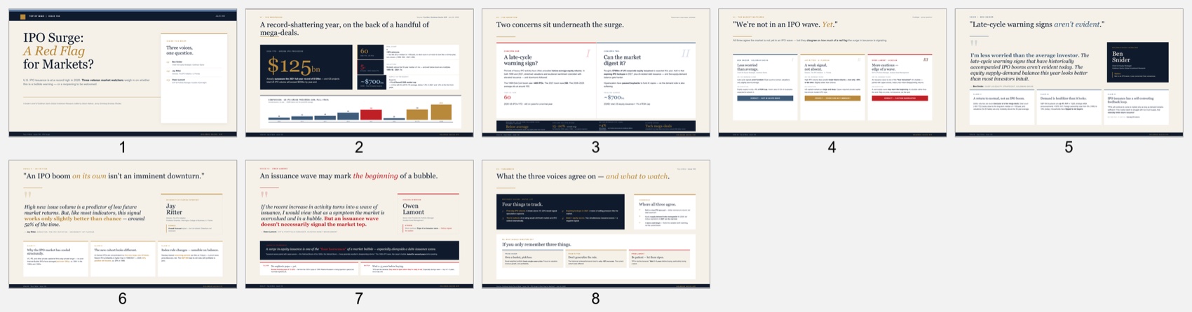Overview of the Genspark Goldman IPO presentation