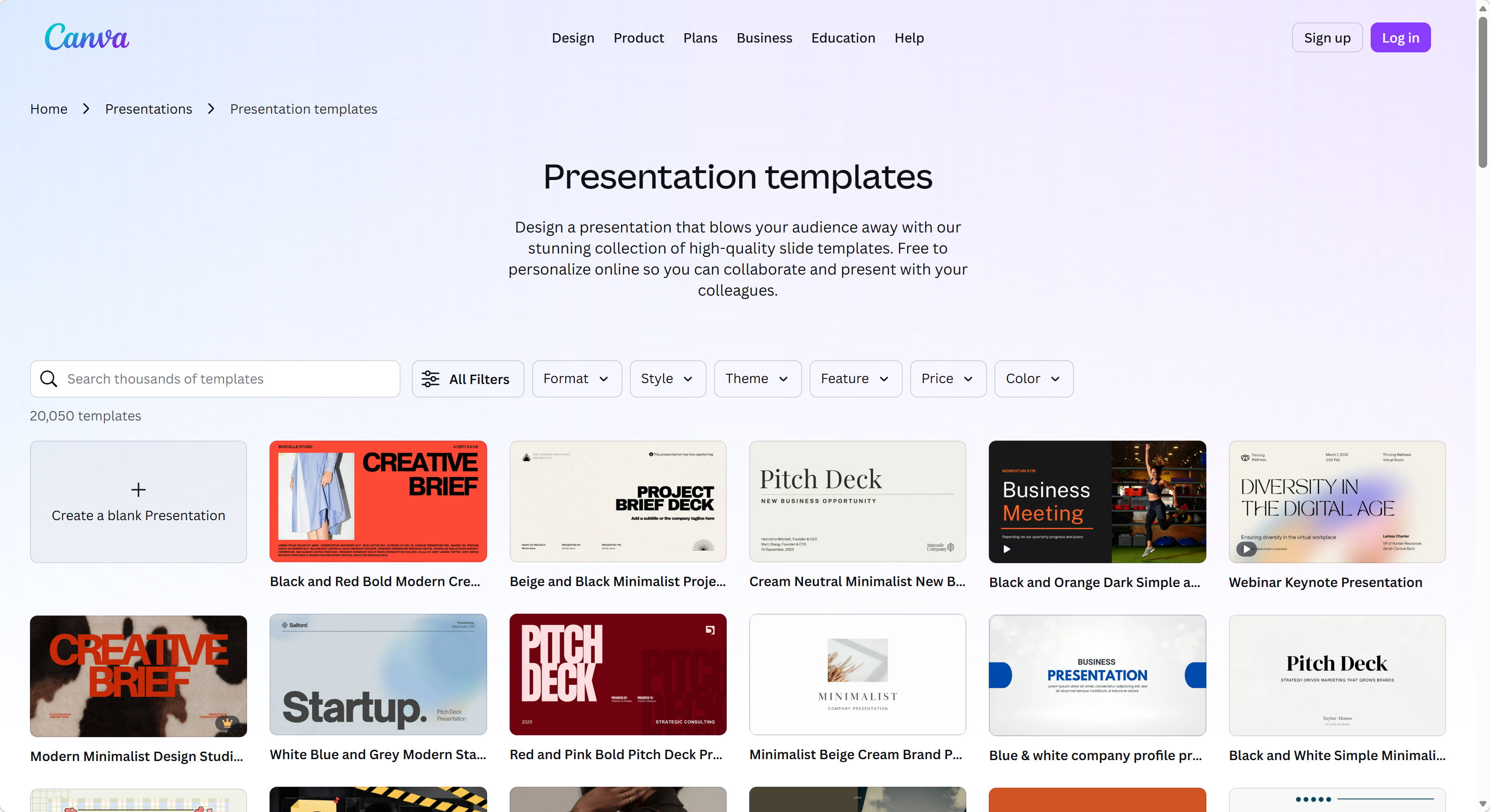 Canva template editor