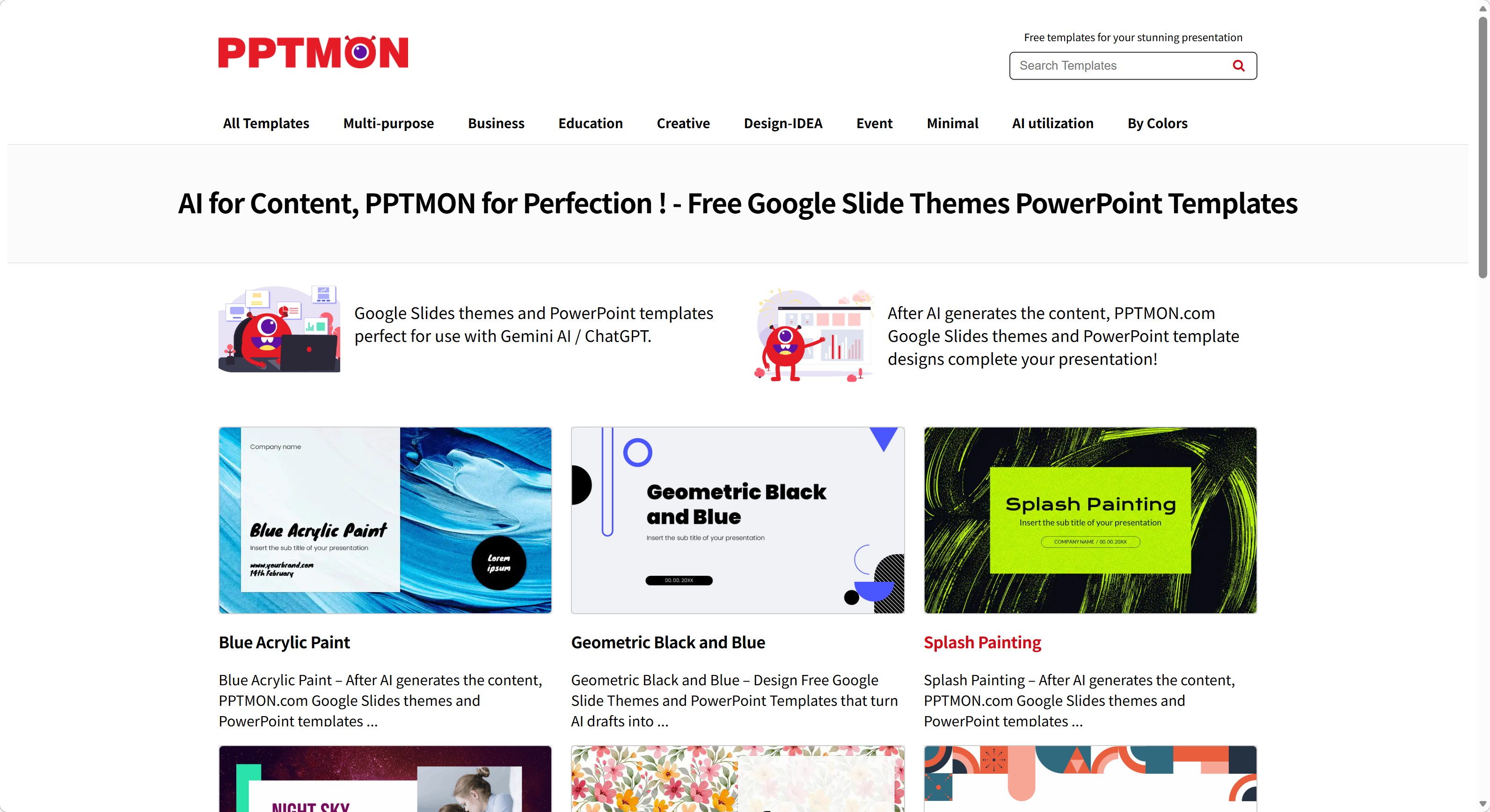 PPTMON templates