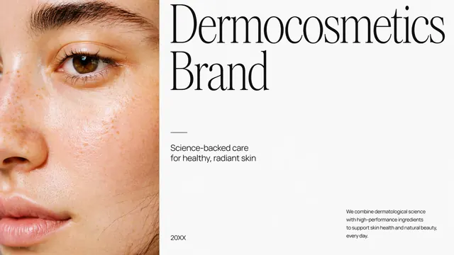 Dermo Skincare Editorial Brand Identity Template
