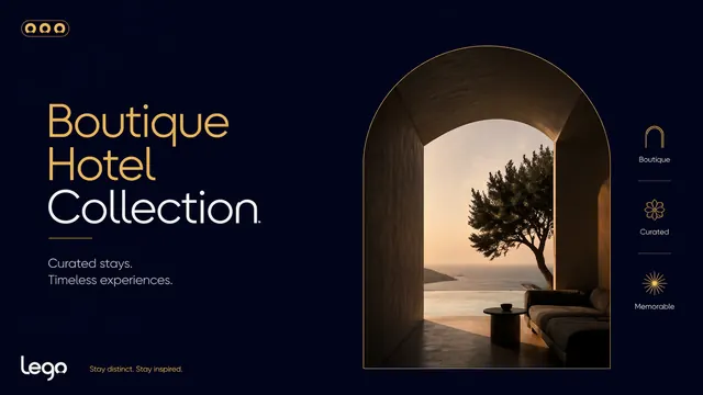Boutique Hotel Editorial Brand Deck Template