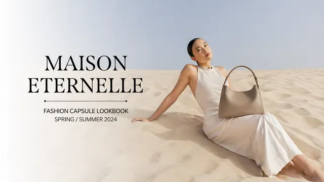 Editorial Capsule Fashion Lookbook Template