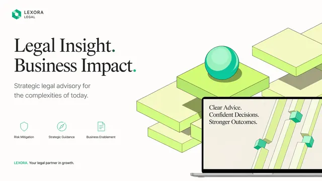 Modern Legal Advisory & Consulting Deck with Isometric Icons