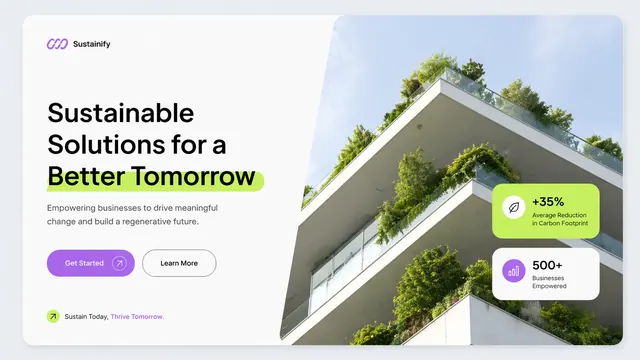 Lime & Slate Modern ESG Energy Pitch Deck