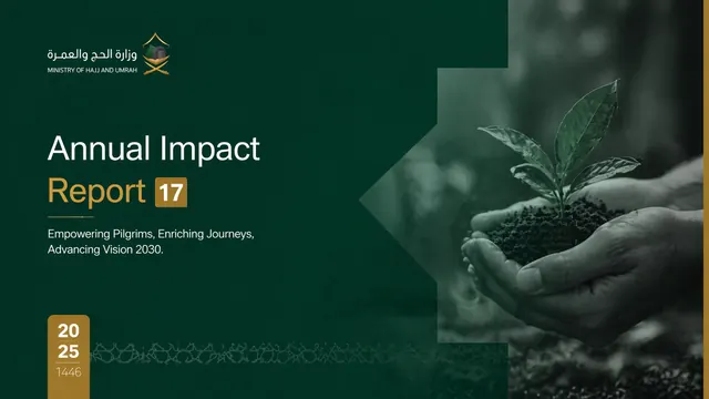 Forest Green Annual Impact & Financial Report Template
