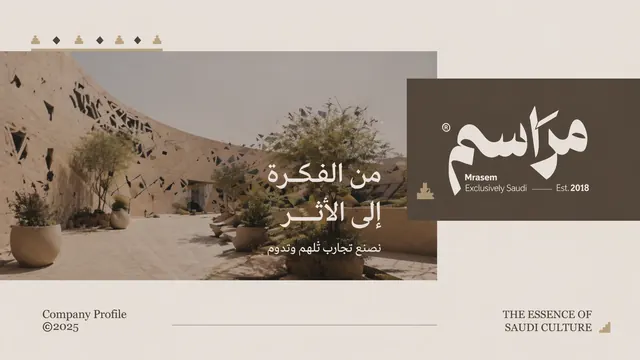 Mrasem Earthy Toned Editorial Company Profile