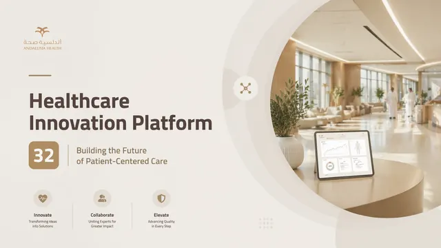 Modern Sand & Earth Tone Healthcare Pitch Deck