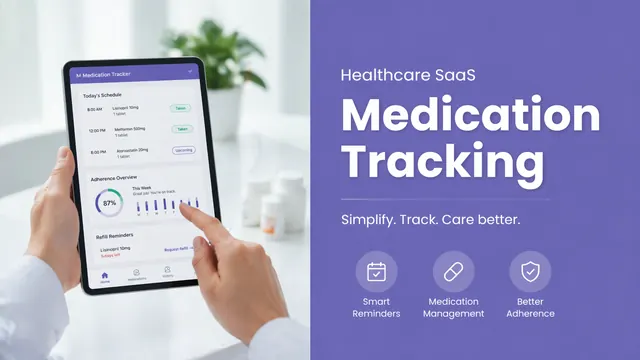Purple Healthcare SaaS Medication Management Pitch Deck