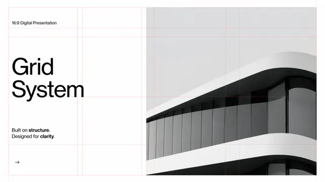 Architectural Grid System Digital Presentation Template