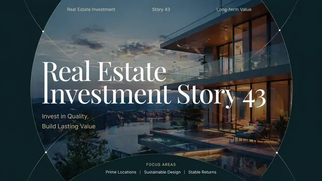 Deep Emerald Real Estate Investment Story Pitch Deck
