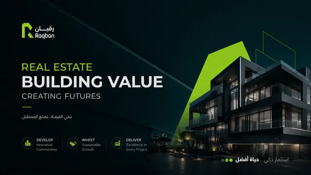 Estate Value Cinematic Dark Real Estate Deck