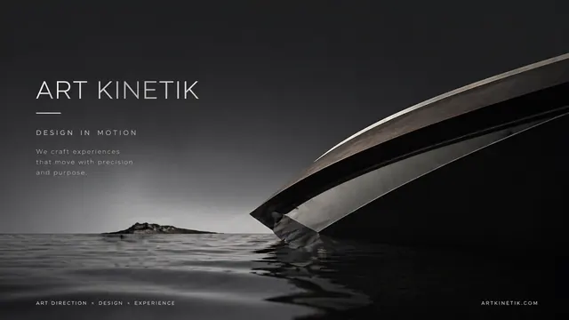 Art Kinetik Minimalist Brand Proposal Template