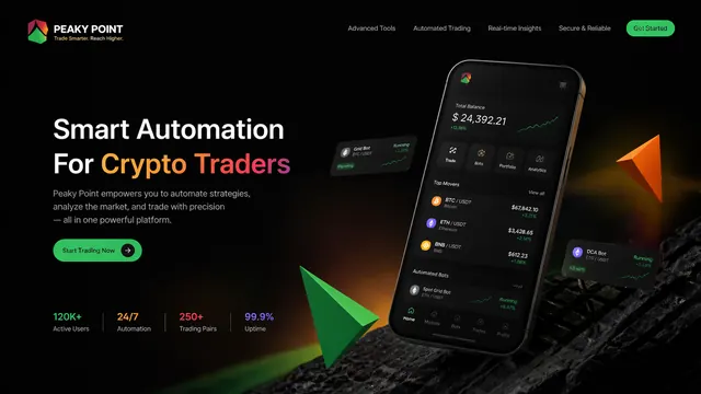Dark Mode Crypto & Fintech Pitch Deck Template
