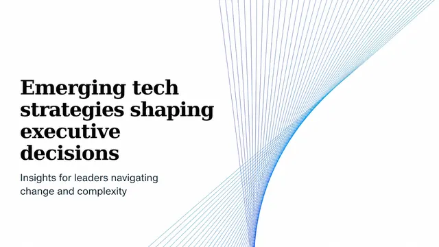 Tech Trends Executive Summary Deck