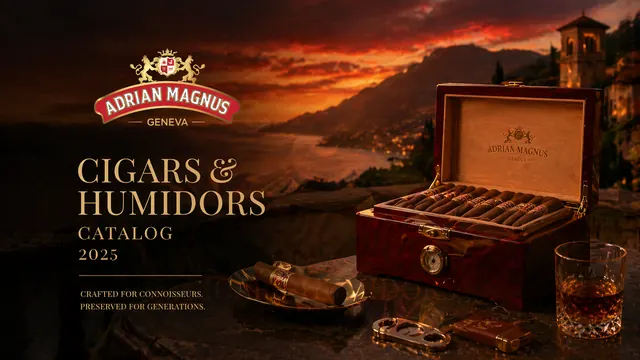 Luxury Tobacco & Lifestyle Brand Catalog Template