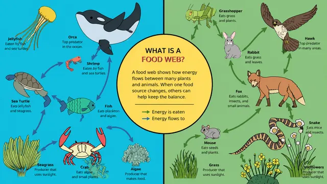 Ecosystem Food Web Elementary Science Lesson Deck