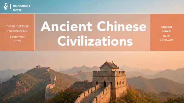 Ancient Civilization Thesis Presentation Template