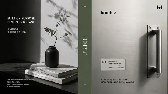 Humblc Minimalist Editorial Brand Presentation