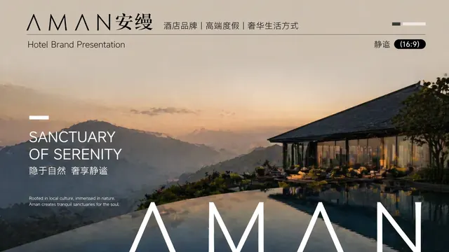 Luxury Hospitality & Resort Brand Presentation Deck