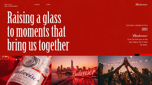 Urban Red Editorial Brand Identity Template