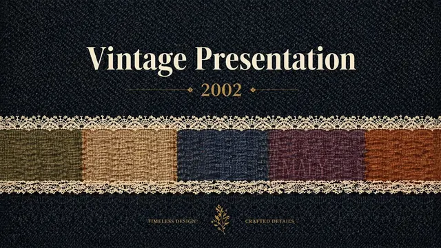 Vintage 2002 Editorial Presentation Deck