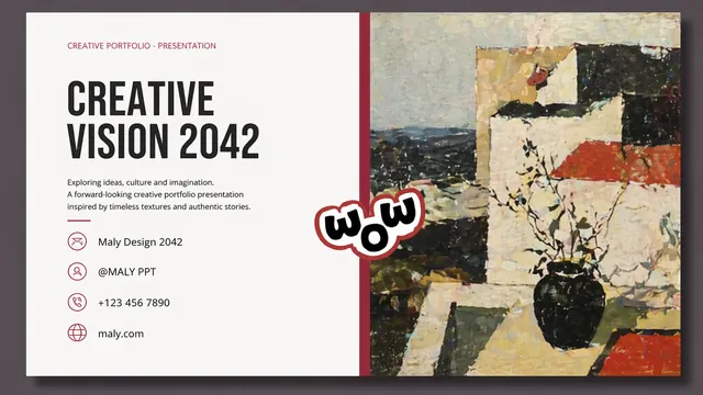 Vintage Artistic Creative 2042 Editorial Deck