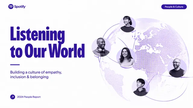 Spotify Style People & Culture Annual Report Template
