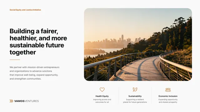 ESG Horizon: Sustainable Finance & Social Equity Deck