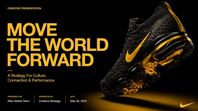 Black Gold Creative Strategy & Brand Pitch Deck