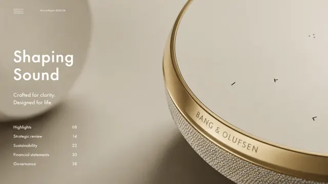 Linen Texture Annual Report for Premium Brands