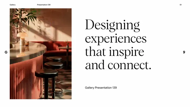 Gallery Editorial Portfolio & Brand Showcase Template