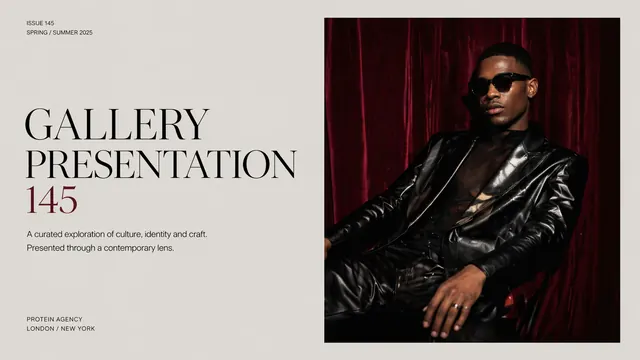 Gallery Editorial Presentation for Fashion & Culture