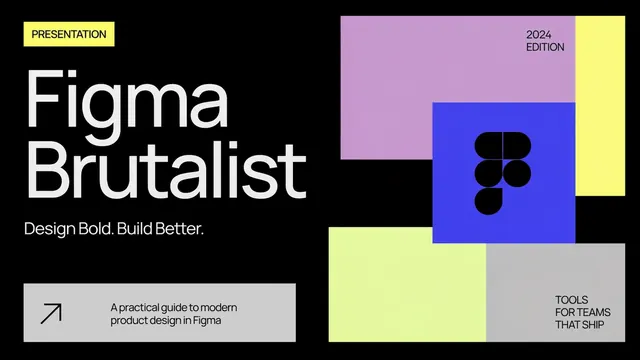 Figma Brutalist Design Course Deck