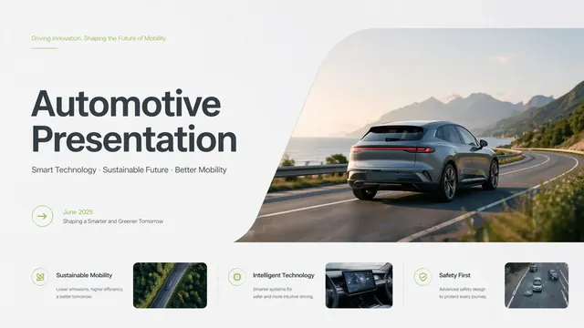 Automotive Horizon: Future Mobility Presentation Deck