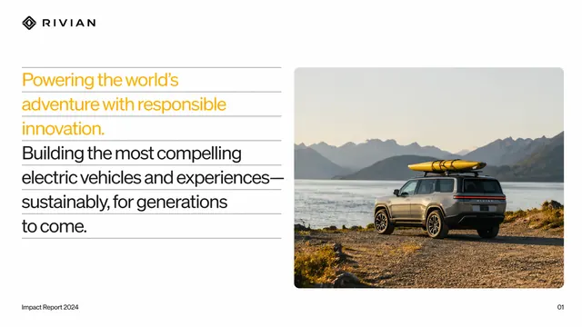 Rivian Adventure Report: Modern Editorial Deck
