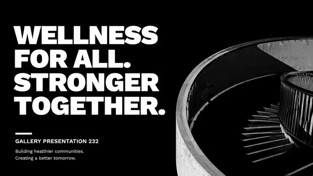 Wellness Gallery Editorial Presentation