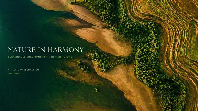 Nature Harmony ESG and Sustainability Report Template