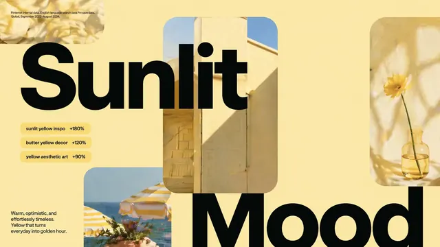 Sunlit Yellow Editorial Moodboard Presentation