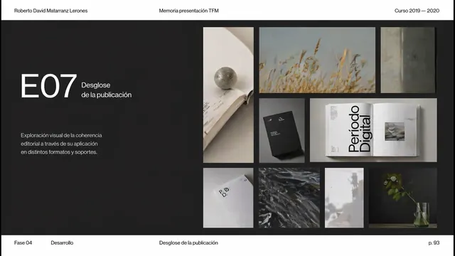 Editorial Dark Grid Portfolio Presentation