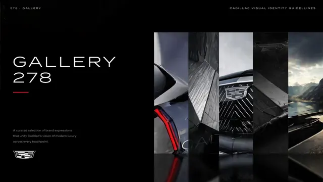Cadillac Gallery 278 Brand Identity Presentation