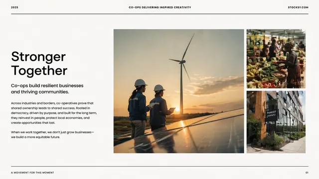 Co-op Impact Report & Editorial Business Deck