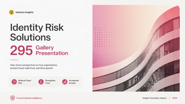 Identity Risk and Fraud Prevention Data Deck