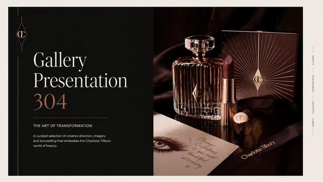 Charlotte Tilbury Inspired Editorial Beauty Presentation