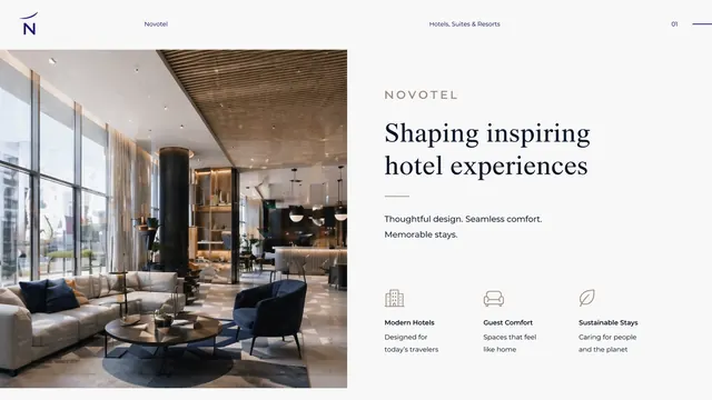 Novotel Hospitality Brand & Investment Pitch Deck