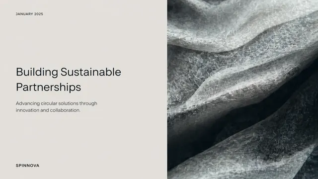 Sustainable Partnership Proposal Template