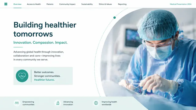 Clinical Innovation and Medical Impact Report Template