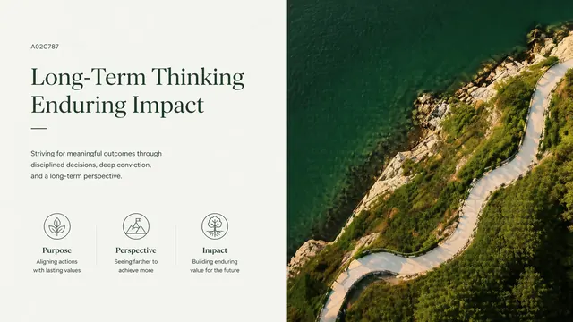 Coastal Path Strategy: Minimalist Organic Presentation