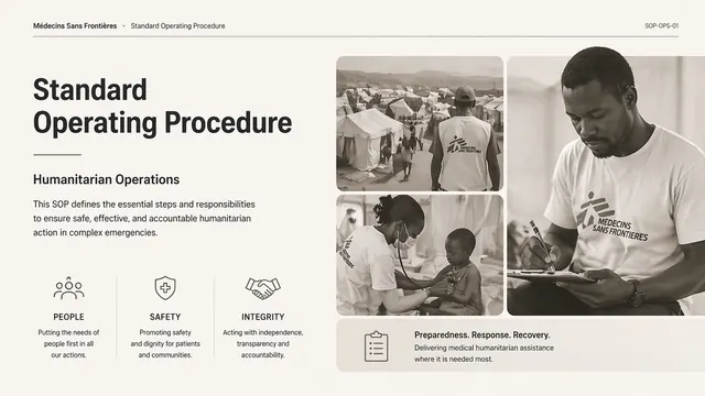 Humanitarian SOP & Operational Procedure Deck