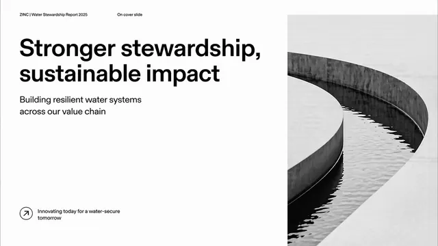 Water Stewardship & Sustainability Annual Report Template